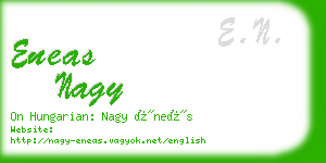 eneas nagy business card